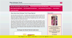 Desktop Screenshot of obatkelenjartiroid.org